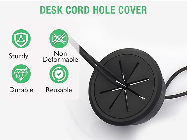 desk cable hole table cable desktop cable management