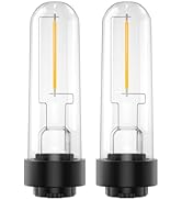 TrustWheel Solar Garden Light Replacement Bulbs, Warm White 3000K 0.5W Outdoor Fence Light Bulbs ...