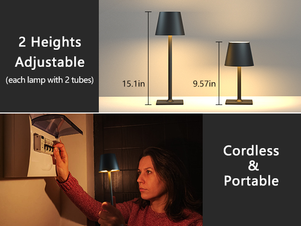 cordless lamp rechargeable
