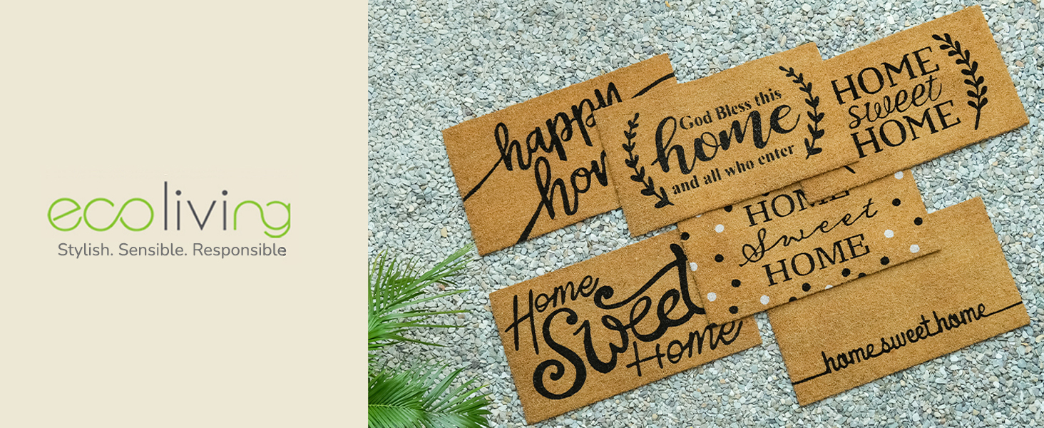 dorm door mat coir welcome mat natural entry mat rustic coir rug back to school mat