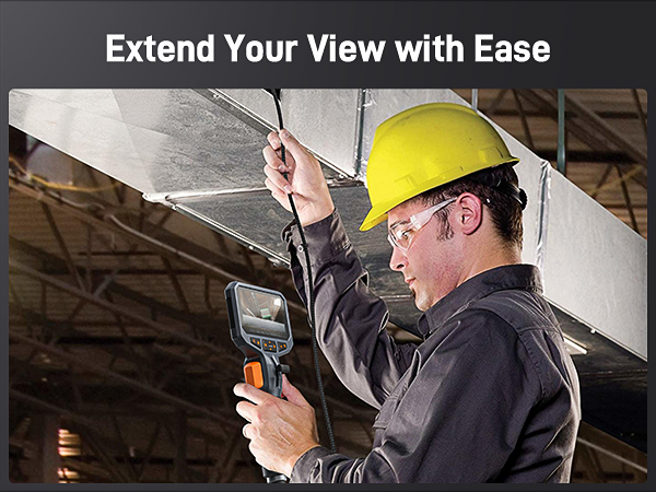 Flexible Mechanic Fiber Optic Snake Scope Cam