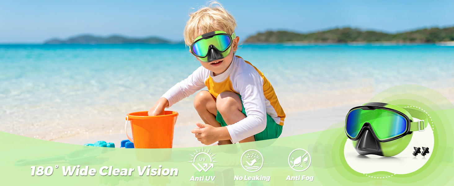 DK06 kids goggles with nose cover