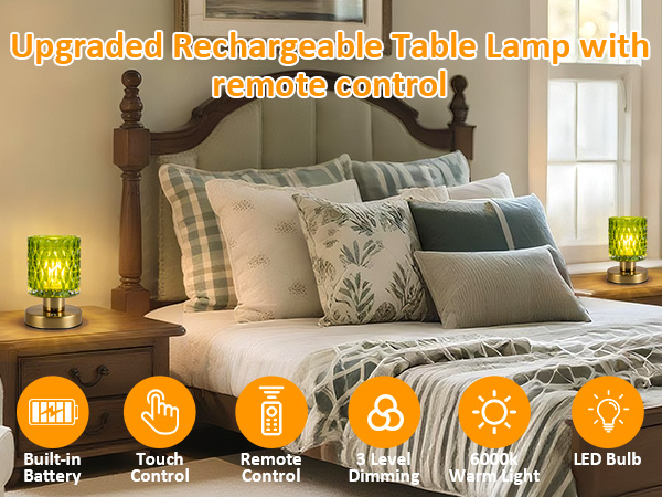 Battery Powered Lamp with Timer