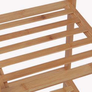 bamboo clothing rack garment storage