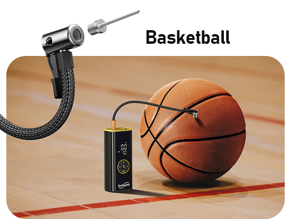 football pump with needle