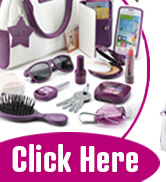 deluxe purple purse set