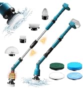 DTNESS Cordless Electric Spin Scrubber for Makita 18V, 1000RPM (No Battery) | Waterproof Scrubber...