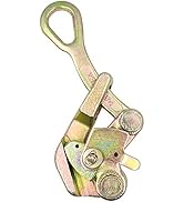 1T Cable Grips Steel 2204lbs Pulling Tool Cable Grip Gripper for Wire Rope Cable Clamp Wire Pulli...
