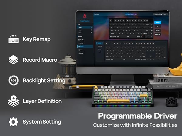 AK820 V2 Wireless Gaming Keyboard