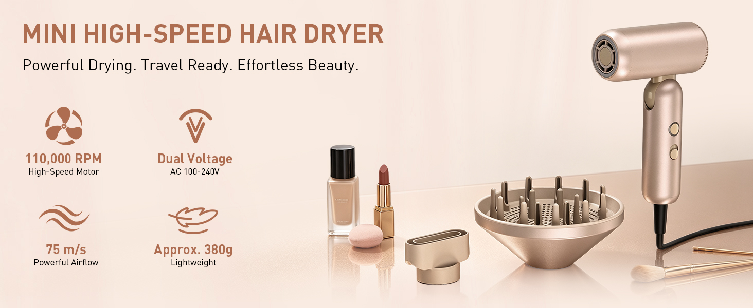 MINI HIGH-SPEED HAIR DRYER