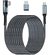 Kuject Link Cable 20FT Compatible for Quest 3S/3, Quest 2/Pro, Pico 4, Nylon Braided Accessories ...