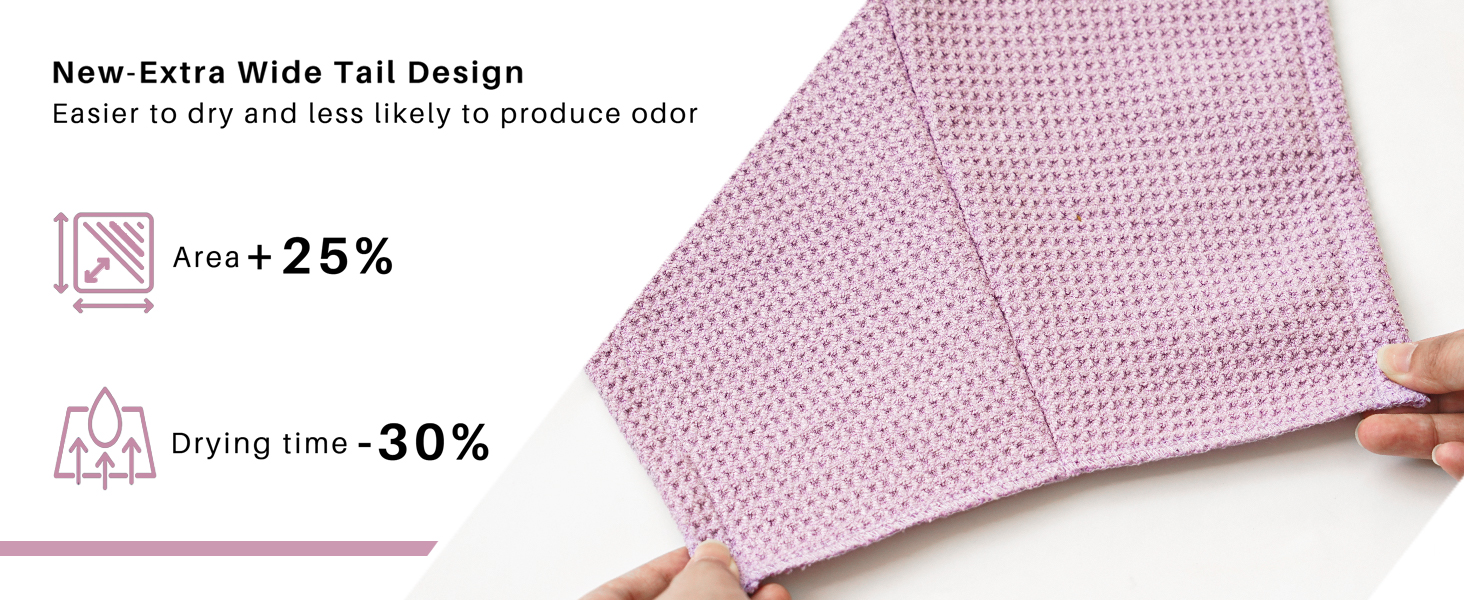 microfiber hair towel for curly hair