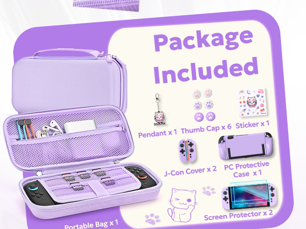 switch 2 case purple