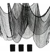590" x 30" Halloween Creepy Cloth Spooky Halloween Decorations Indoor Outdoor Haunted House Party...