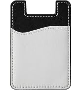 Black Adhesive for Phone Wallet Card Holder for Phone Case, Imitation Leather Pu for Phone Card H...
