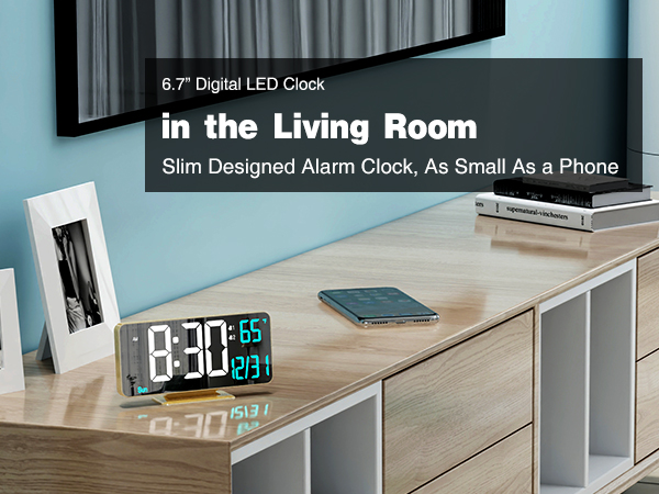 digital led clock