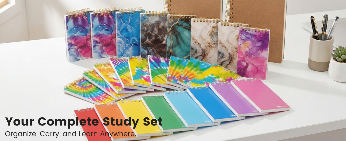 Mini Tie Dye Notepads