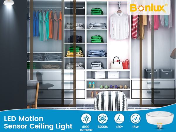 LED Motion Sensor Ceiling Light