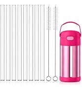 Dakoufish Replacement Straws For THERMOS FUNTAINER 12oz Water Bottle | 8PCS BPA-Free Reuaable Pla...