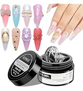 Supwee Solid Builder Gel for Nails - Multifunctional Clear Non-Stick Hand Nail Extension Gel for ...