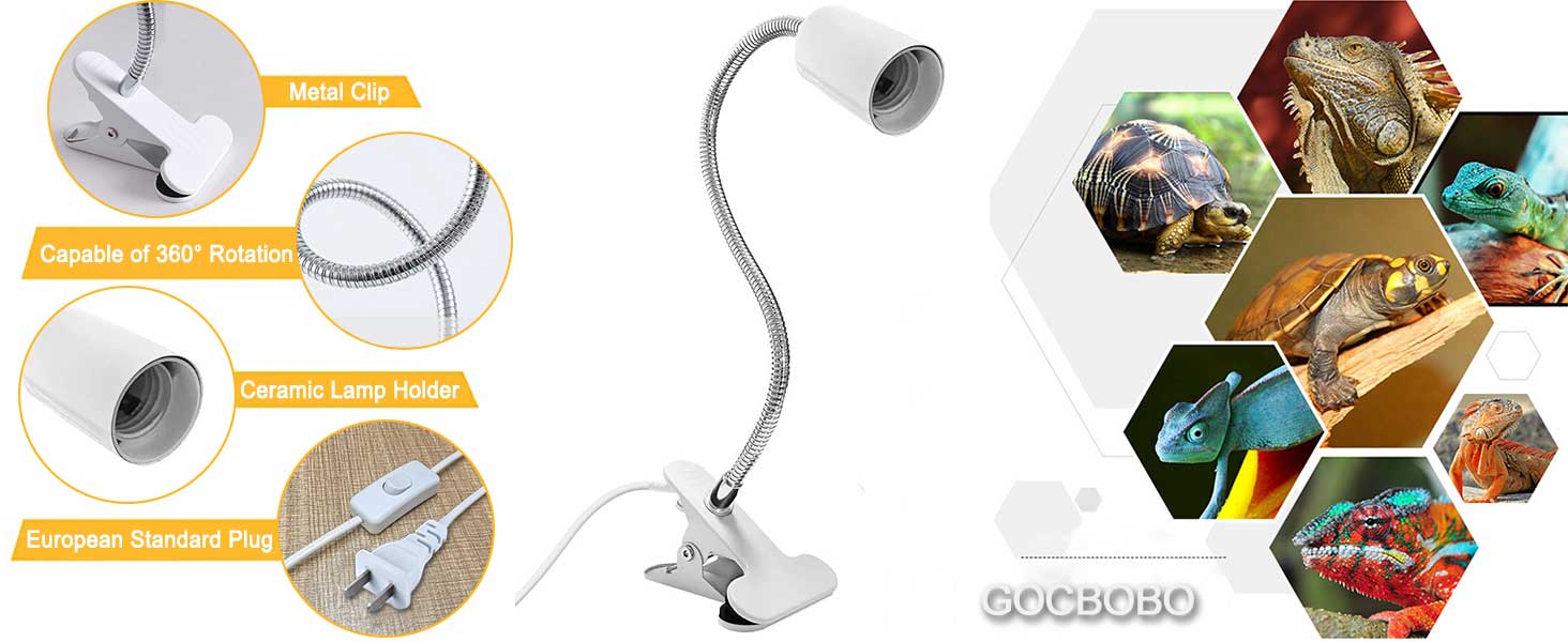 Clip on Light E26/E27 Metal Clamp Light Socket