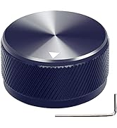 mxuteuk Black Guitar Knob Aluminum Alloy Potentiometer Control Knob Volume Audio Electric Guitar ...