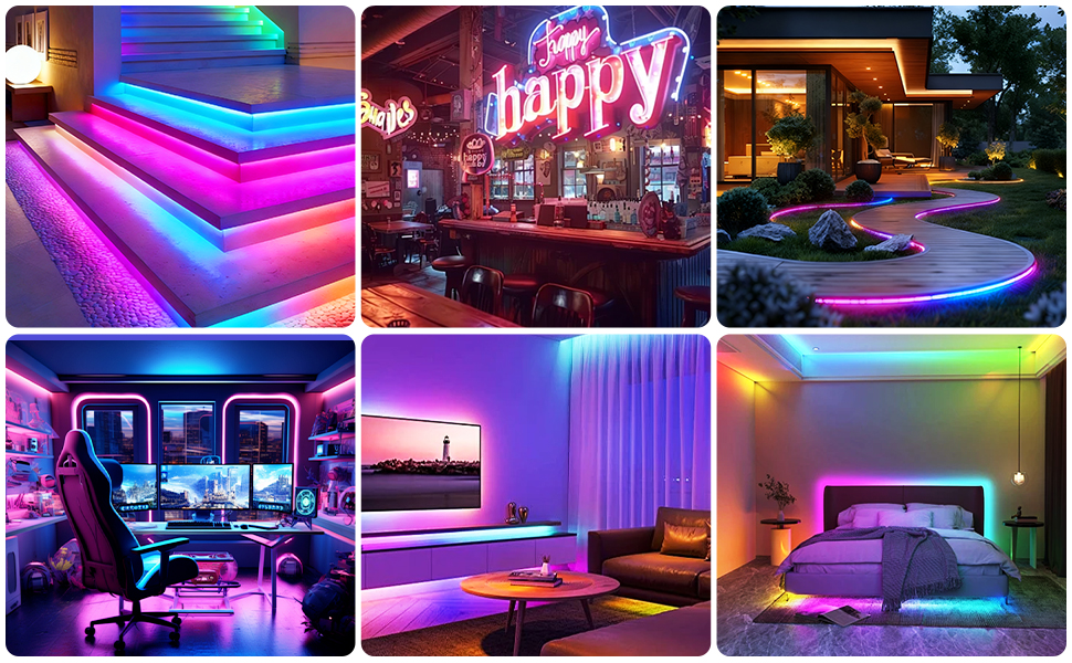 led strip lights for bedroom
