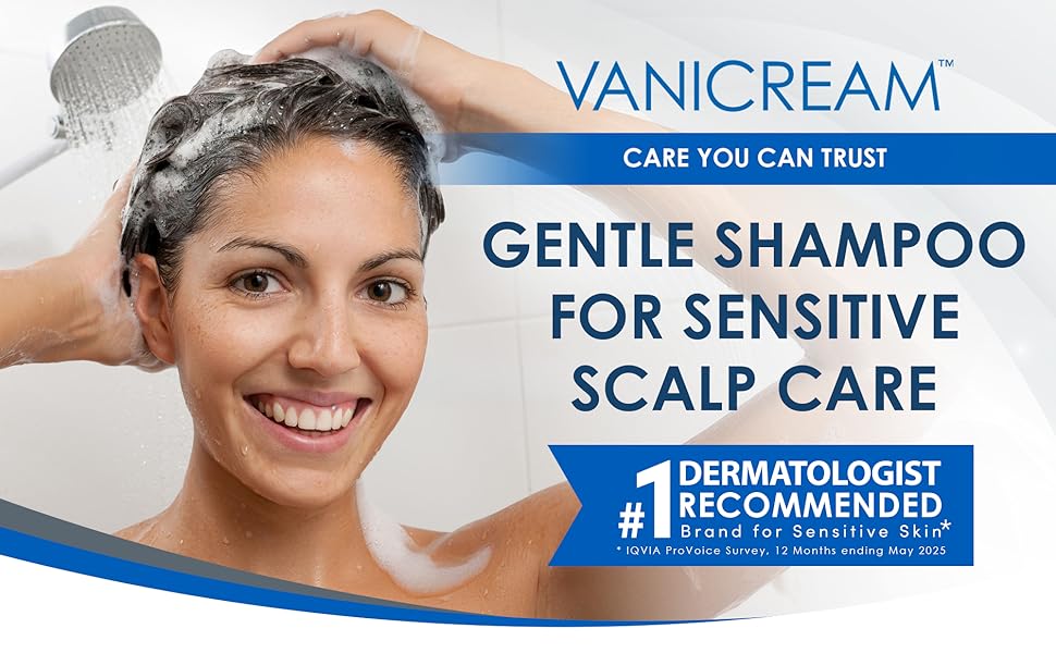 Vanicream care you can trust for your daily haircare needs. Gentle for sensitive scalp.
