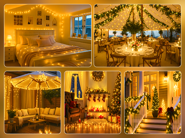 led fairy lights for bedroom patio garden wedding christmas decoration