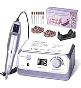 LIERKISS Nail Drill 35000RPM Electric Nail File Drill Nails Machine - Professional Nails Drill wi...