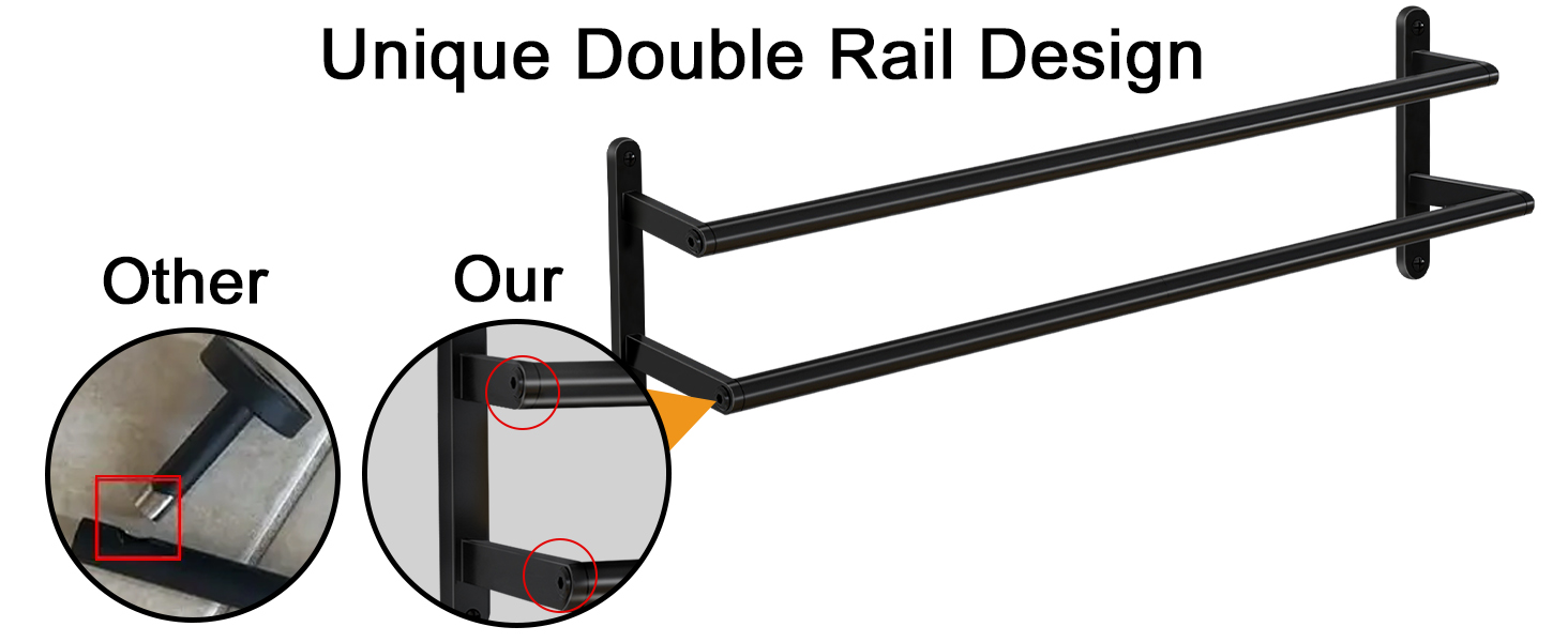 Double Towel Rod