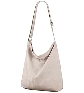 Kememo Corduroy Hobo Bag Crossbody Tote Bag with Zipper, Large Capacity Shoulder Bag Handbags Sho...