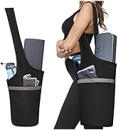 Ewedoos Canvas Yoga Mat Bag Fits Most Mats Yoga Bag with Large Storage Pockets to Hold More Acces...