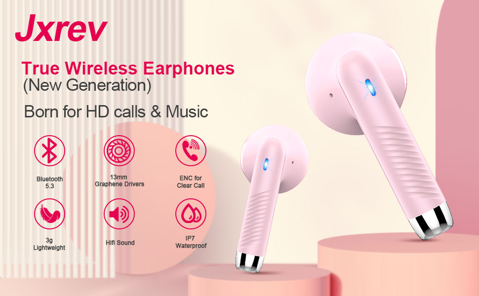 Wireless Earbuds, Bluetooth 5.3 Earbuds