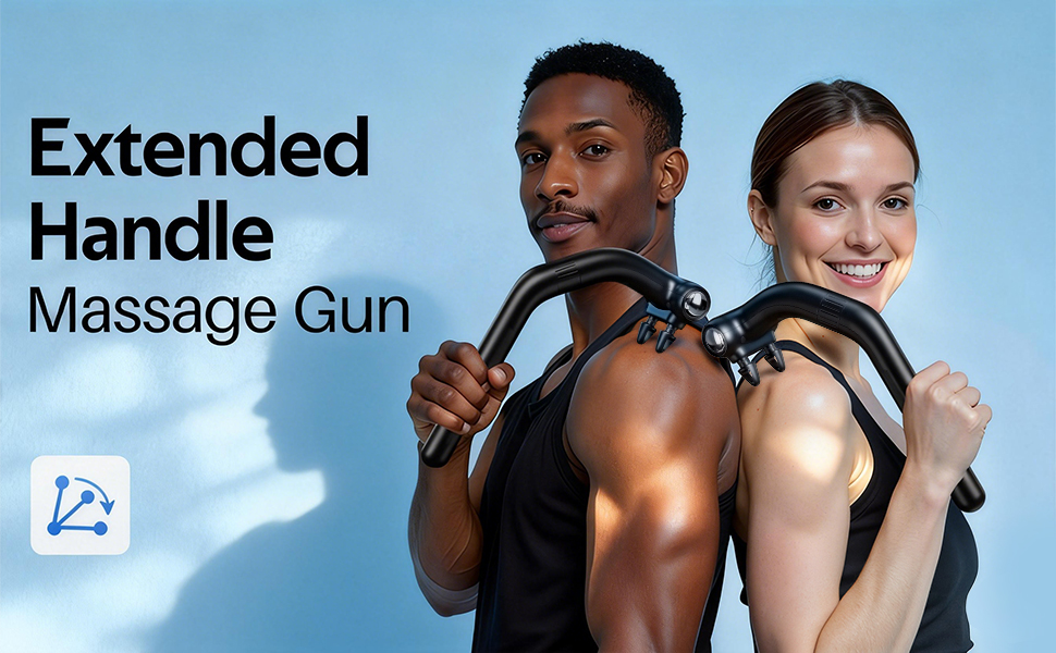 Extended Handle Massage Gun
