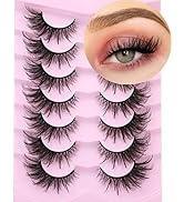 Fox Eye Lashes Wispy Faux Mink Lashes Volume Fairy Cat Eye Lashes That Look Like Extensions Spiky...
