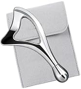 Gua Sha Facial Tools with Eye Roller, Facial Massage Tool for Face Sculpting Daily Beauty Routine...