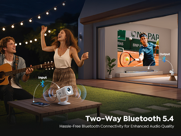 smart projector with wifi and bluetooth