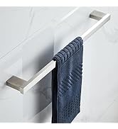 Towel Bar for Bathroom, SUS304 Stainless Steel Towel Rack Wall Mounted, Rustproof Towel Rod Singl...