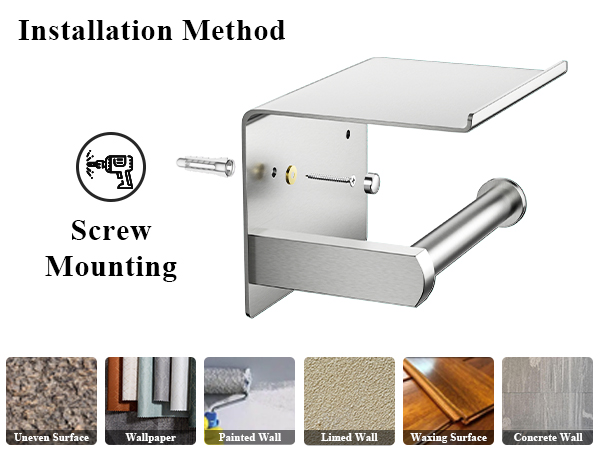 toilet paper holder with storage