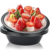 5 inch Mini Pie Pans, 5-Piece Small Round Cake Pan, Reusable Nonstick Carbon Steel Pie Tins for O...