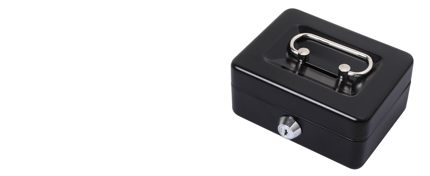 cash box with key