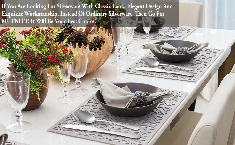 MUTNITT silverware set