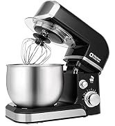 Kitchen in the box Stand Mixer,3.2Qt Small Electric Food Mixer,6 Speeds Portable Lightweight Kitc...