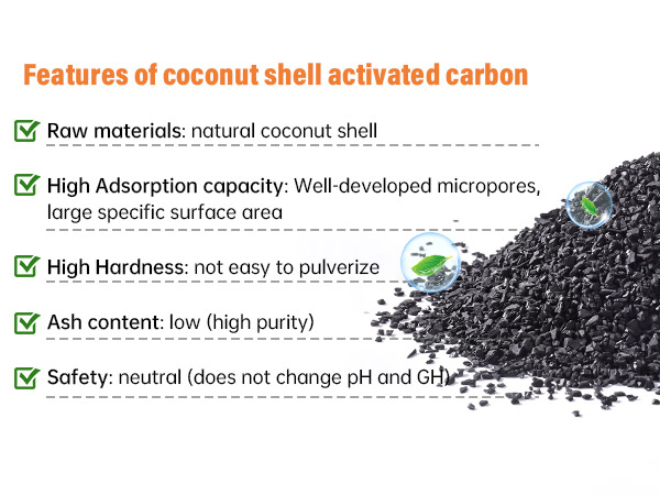 hygger Aquarium Carbon Filter Media Premium Activated Carbon for Fish Tank Filter