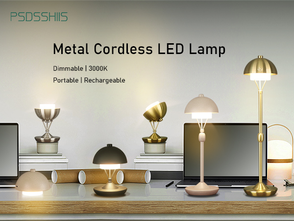 Metal Cordless LED Lamp