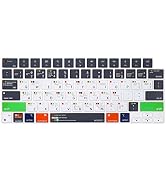 MOSISO Keyboard Cover Compatible with MacBook Air 13.6 inch M2 A2681 2022 & Compatible with MacBo...