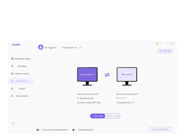 Cross-Computer settings