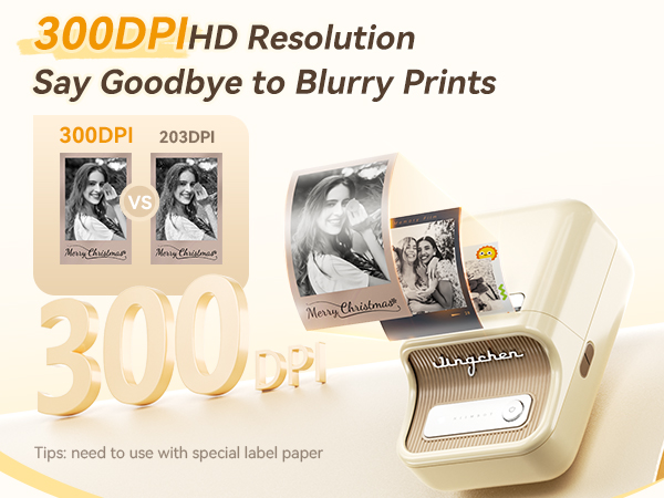 300dpi HD Resolution NIIMBOT B21 Pro Label Maker