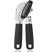 Manual Can Opener, UHIYEE Handheld Can Opener Heavy Duty with High Carbon Sharp Blade, Ease Can O...